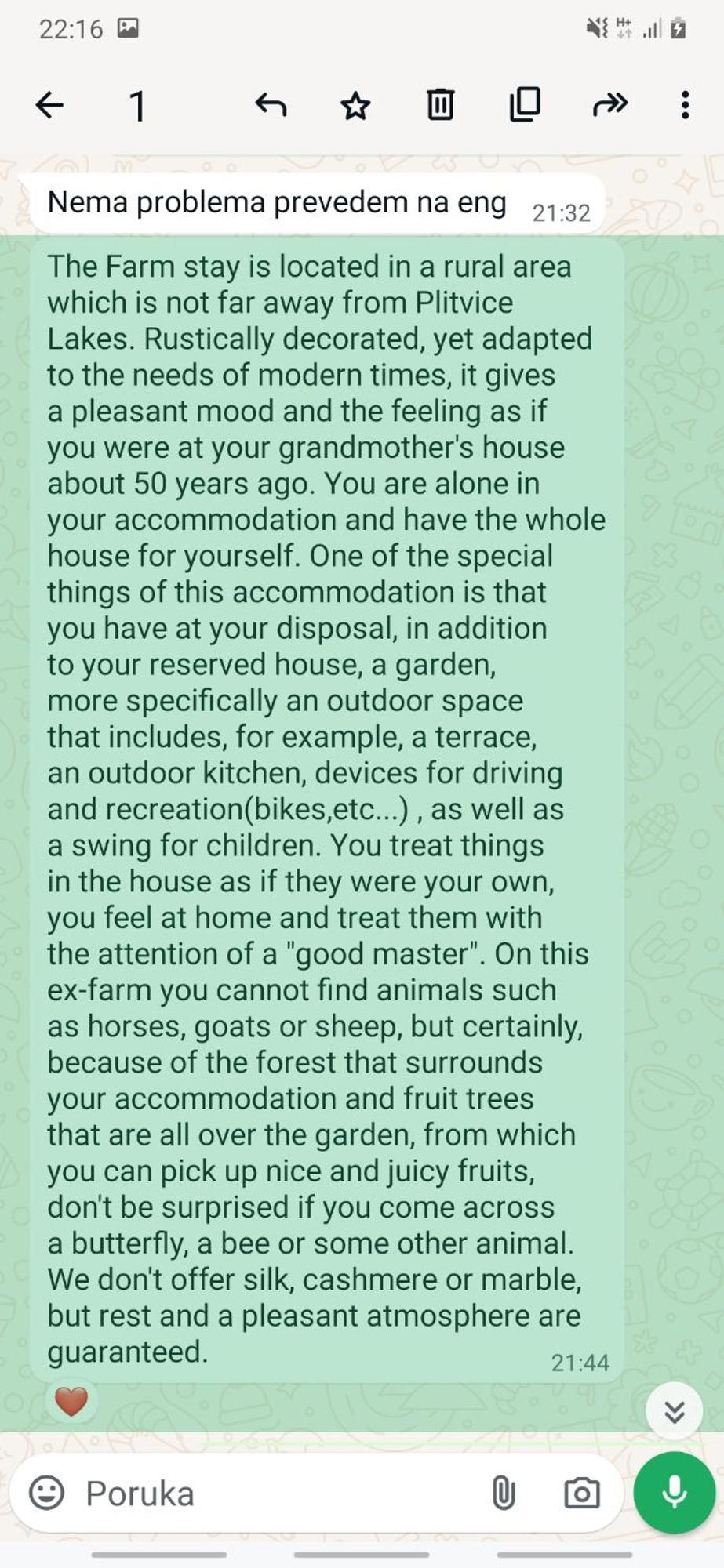 Farm stay Ranch Farm *